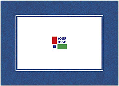 Select a verse, create your own custom verse, or order blank. Blue Border Logo Notecard D111D-V